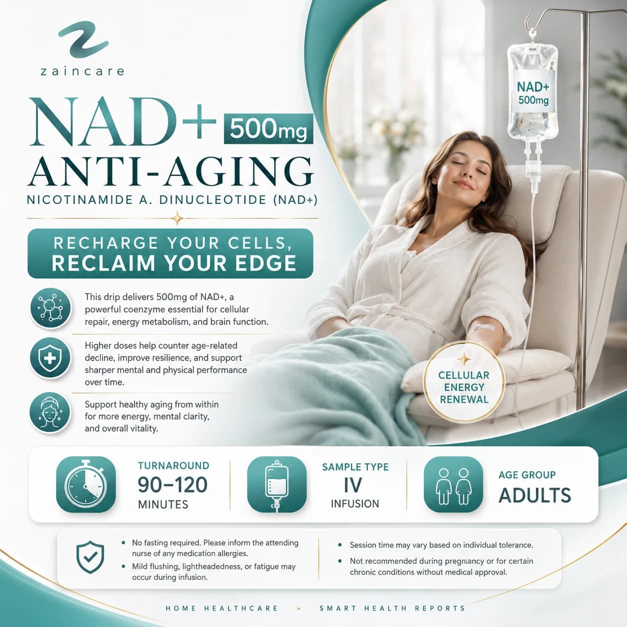 NAD+ 500mg Anti-Aging