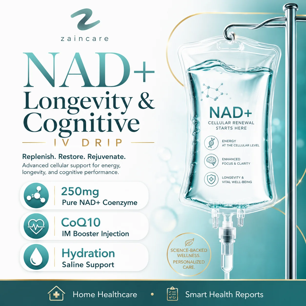 NAD+ Longevity & Cognitive IV Drip